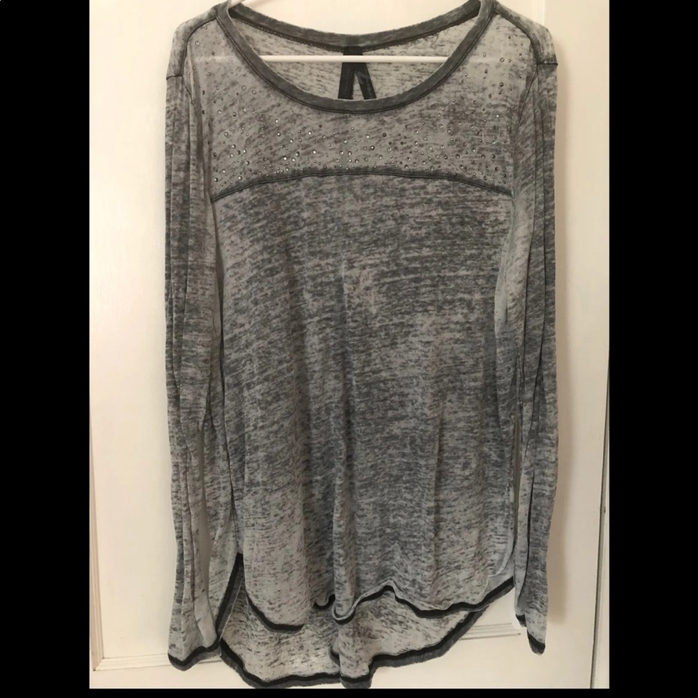 Seven7 Rhinestone Studded Longsleeve🖤